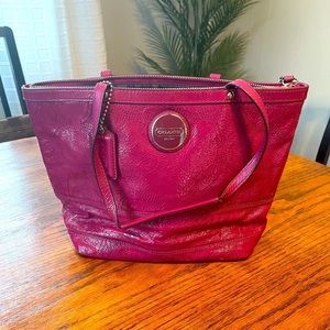 Dark Pink Coach Purse